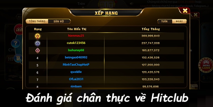 Cộng đồng game thủ Việt đánh giá Hit club ra sao?