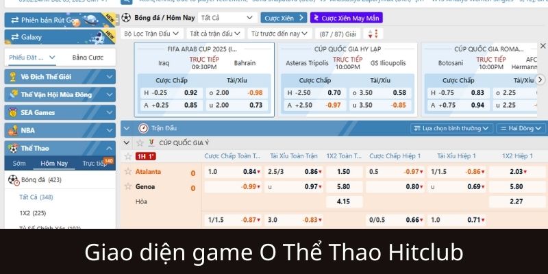 Sơ lược về O thể thao hitclub dành cho người mới