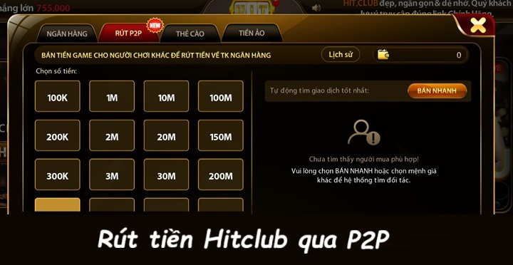 Hướng dẫn rút tiền Hitclub với 3 phương thức chính